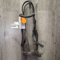 Rsd Bridle *gc/fair, v.dry, v.stiff, v.scraped edges, loose keepers, v.dirty
