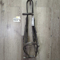 Rsd Bridle *gc/fair, v.dry, v.stiff, v.scraped edges, loose keepers, peeled edge
