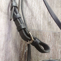 Rsd/Padded Bridle, Flash, Buckles *gc/fair, rubs, clean, scrapes, falling off bling, older, mismatched, loose keepers
