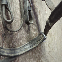 Rsd Padded Bridle, Buckles, Braided Reins *gc, NO Flash, dirty, dry, scraped, faded, mismatched
