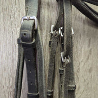Rsd Padded Bridle, Buckles, Braided Reins *gc, NO Flash, dirty, dry, scraped, faded, mismatched
