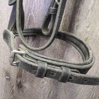 Rsd Padded Bridle, Buckles, Braided Reins *gc, NO Flash, dirty, dry, scraped, faded, mismatched
