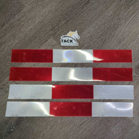 4 x Self-Adhesive Back Trailer/Truck Safety Reflecters, bag *new
