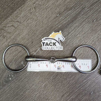 Thick Hollow Mouth Loose Ring Snaffle Bit *vgc, clean, rust, stains, residue, scratches
