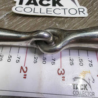 Thick Hollow Mouth Loose Ring Snaffle Bit *vgc, clean, rust, stains, residue, scratches
