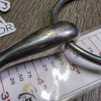 Thick Hollow Mouth Loose Ring Snaffle Bit *vgc, clean, rust, stains, residue, scratches
