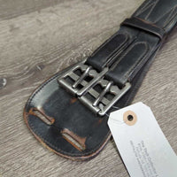 Padded Short - Dressage Girth, 2x els *vgc, clean & dirty, rubs, scrapes, mnr hairy seams
