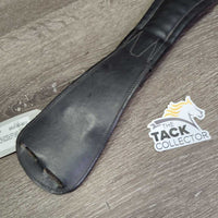 Padded Short - Dressage Girth, 2x els *vgc, clean & dirty, rubs, scrapes, mnr hairy seams
