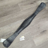 Padded Short - Dressage Girth, 2x els *vgc, clean & dirty, rubs, scrapes, mnr hairy seams
