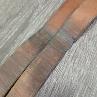 Soft Thick Wide Stirrup Leathers *gc, clean, UNDONE STITCHING, rubs, dents, scrapes, xholes
