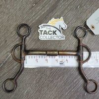 SS Mullen Mouth Argentine Western Bit, center Roller *gc/fair, clean, v.rusty, scratches, scrapes
