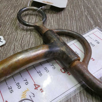 SS Mullen Mouth Argentine Western Bit, center Roller *gc/fair, clean, v.rusty, scratches, scrapes
