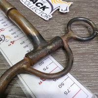 SS Mullen Mouth Argentine Western Bit, center Roller *gc/fair, clean, v.rusty, scratches, scrapes
