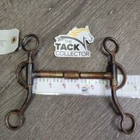 SS Mullen Mouth Argentine Western Bit, center Roller *gc/fair, clean, v.rusty, scratches, scrapes
