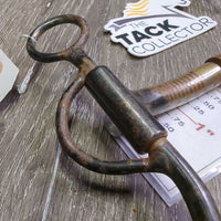 SS Mullen Mouth Argentine Western Bit, center Roller *gc/fair, clean, v.rusty, scratches, scrapes
