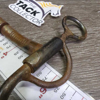 SS Mullen Mouth Argentine Western Bit, center Roller *gc/fair, clean, v.rusty, scratches, scrapes
