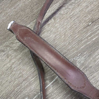 Adjustable Drop Noseband *gc, dirty, v.stiff, dry, tight keeper, stain
