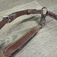 Adjustable Drop Noseband *gc, dirty, v.stiff, dry, tight keeper, stain
