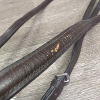 Rsd Leather Breastplate, Running Martingale Attach, snap *vgc/gc, mnr dirt, scrapes, twists, stains & rubs, xholes
