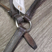 Rsd Leather Breastplate, Running Martingale Attach, snap *vgc/gc, mnr dirt, scrapes, twists, stains & rubs, xholes
