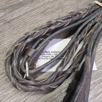 Narrow Braided Reins *fair, dirty, twisted, dry, bent, film, v.stiff
