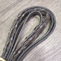 Narrow Braided Reins *fair, dirty, twisted, dry, bent, film, v.stiff
