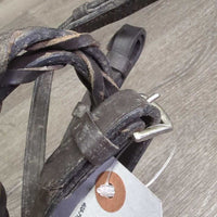 Narrow Braided Reins *fair, dirty, twisted, dry, bent, film, v.stiff
