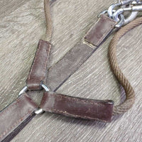 Nylon Rope & Leather DeGogue *gc, v.dirty, dry, film, rubs, loose thread
