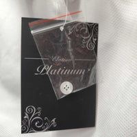 SS Show Shirt, 1/4 button Up, snap collar, tag *new
