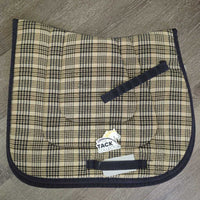 Quilt Jumper Saddle Pad *gc, clean, rubs, pills, dingy, older
