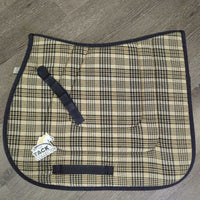 Quilt Jumper Saddle Pad *gc, clean, rubs, pills, dingy, older
