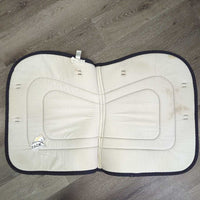Quilt Jumper Saddle Pad *gc, clean, rubs, pills, dingy, older
