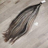 11 section Thick Horse Tail, Grommet Top, Black Tough 1 Bag *xc, cleam
