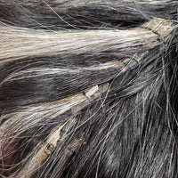 11 section Thick Horse Tail, Grommet Top, Black Tough 1 Bag *xc, cleam
