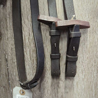 Rsd Padded Bridle, Buckles, Flash, Braided Reins *gc/vgc, clean, v.oily, trimmed flash, missing 2 keepers, loose lace
