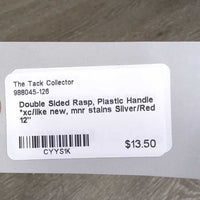 Double Sided Rasp, Plastic Handle *xc/like new, mnr stains
