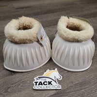 Fleece Top Rubber Bell Boots, velcro *vgc, mnr stains, dirt
