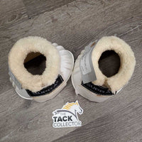 Fleece Top Rubber Bell Boots, velcro *vgc, mnr stains, dirt
