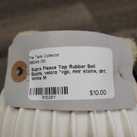 Fleece Top Rubber Bell Boots, velcro *vgc, mnr stains, dirt
