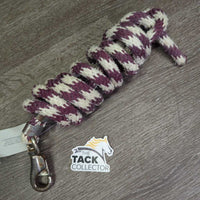 Stiff Nylon Lead Rope, Bull Snap *gc, rubs, rusty, frays, snags

