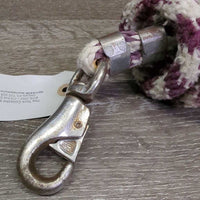 Stiff Nylon Lead Rope, Bull Snap *gc, rubs, rusty, frays, snags
