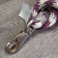 Stiff Nylon Lead Rope, Bull Snap *gc, rubs, rusty, frays, snags
