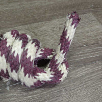 Stiff Nylon Lead Rope, Bull Snap *gc, rubs, rusty, frays, snags
