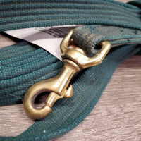 Cotton Web Lunge Line, rubber end *gc, mnr dirt, hair, faded, rubs
