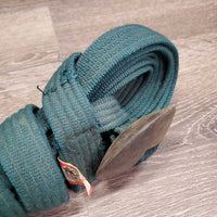 Cotton Web Lunge Line, rubber end *gc, mnr dirt, hair, faded, rubs
