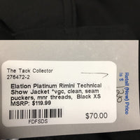 Technical Show Jacket *vgc, clean, seam puckers, mnr threads
