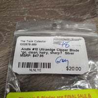 #10 Ultraedge Clipper Blade *gc, clean, hairy, sharp?