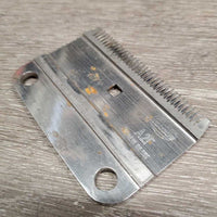 Wide 2 Piece Clipper Blades *gc, clean, mnr rusty, sharp?
