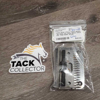 Wide 2 Piece Clipper Blades *gc, clean, mnr rusty, sharp?

