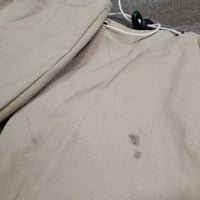 Cotton Tall Boot Bags, drawstring tops *vgc, mnr stains, undone seam stitching/hole
